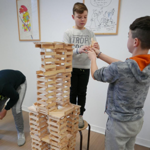 En plein travail
