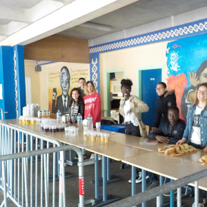 Stand restauration après les courses