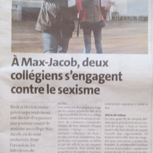 Article du Télégramme du 15-02-20